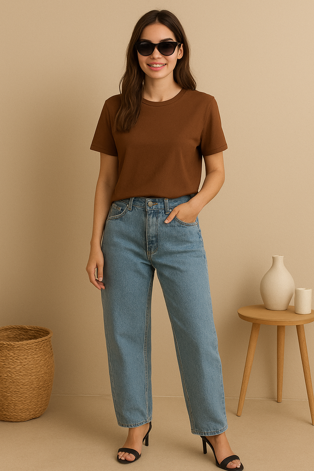 “Trendy Women’s Oversized T-Shirt – 4 Colors | Casual Summer Top”